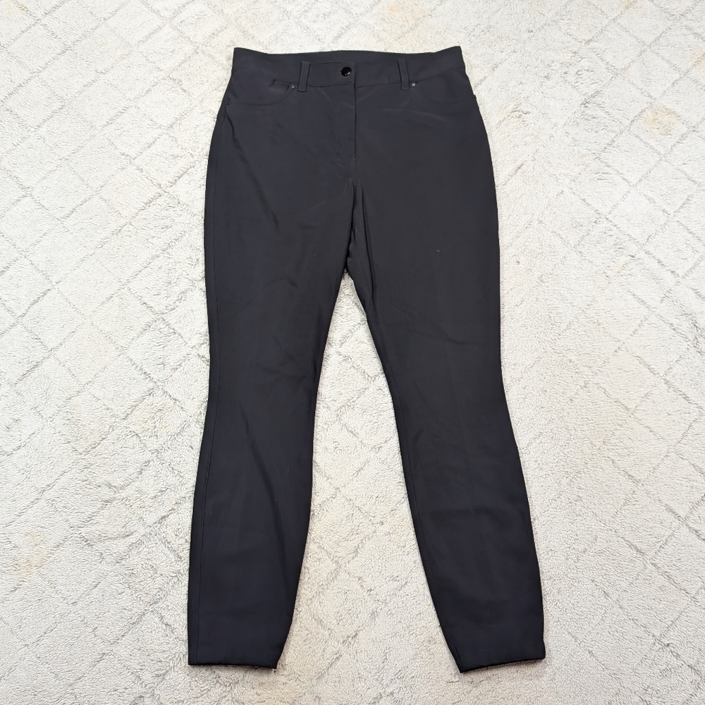 Lululemon Pants Womens 31 Black City Sleek High Rise Slim Fit Golf Office 29”